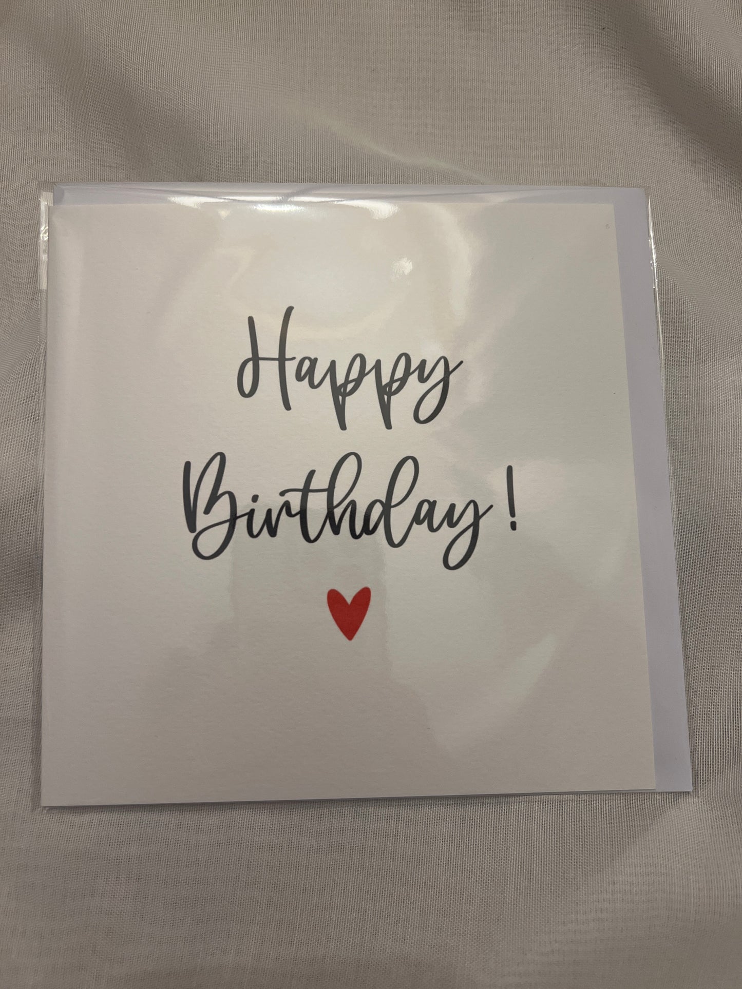 Birthday Card with heart ❤️