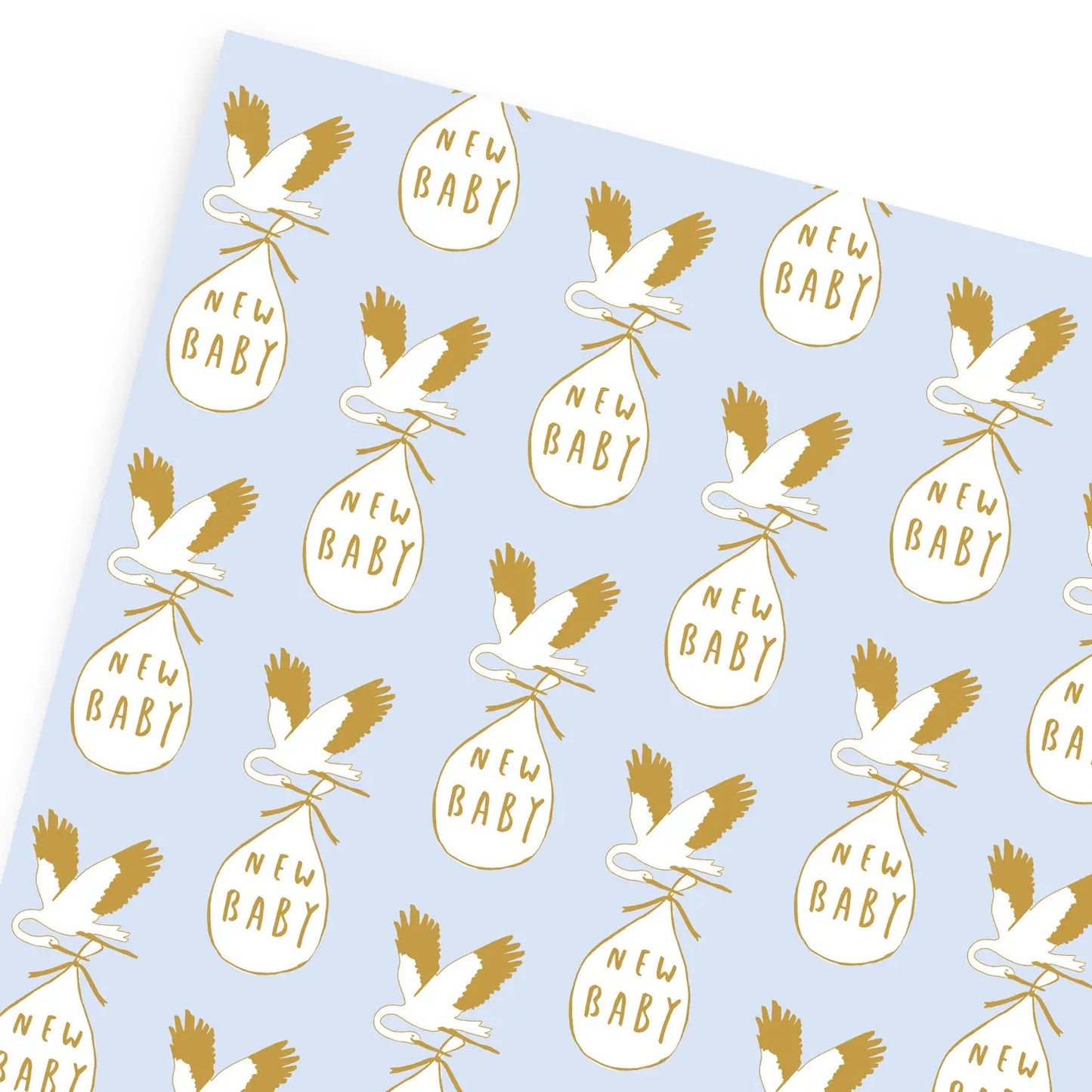 Blue Baby Gift Wrap