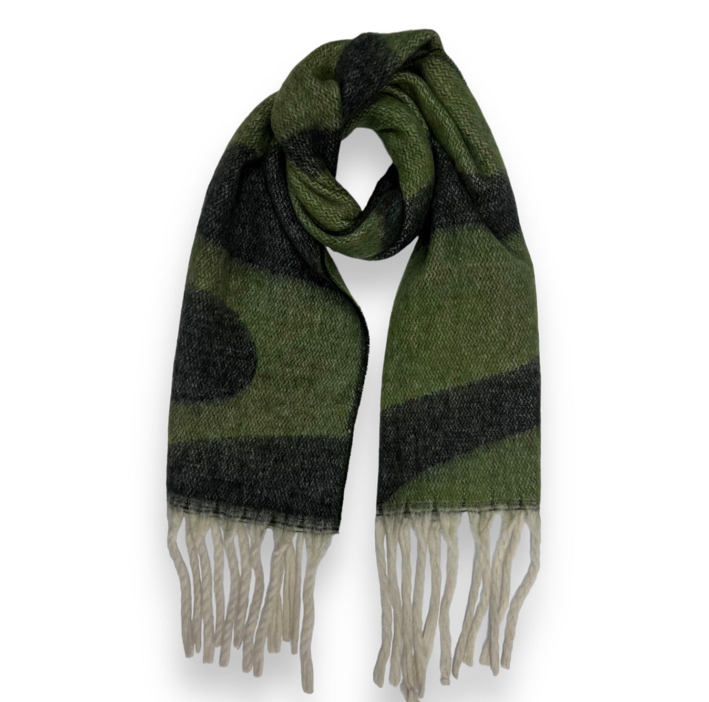 Fluffy Swirl Blanket Scarf