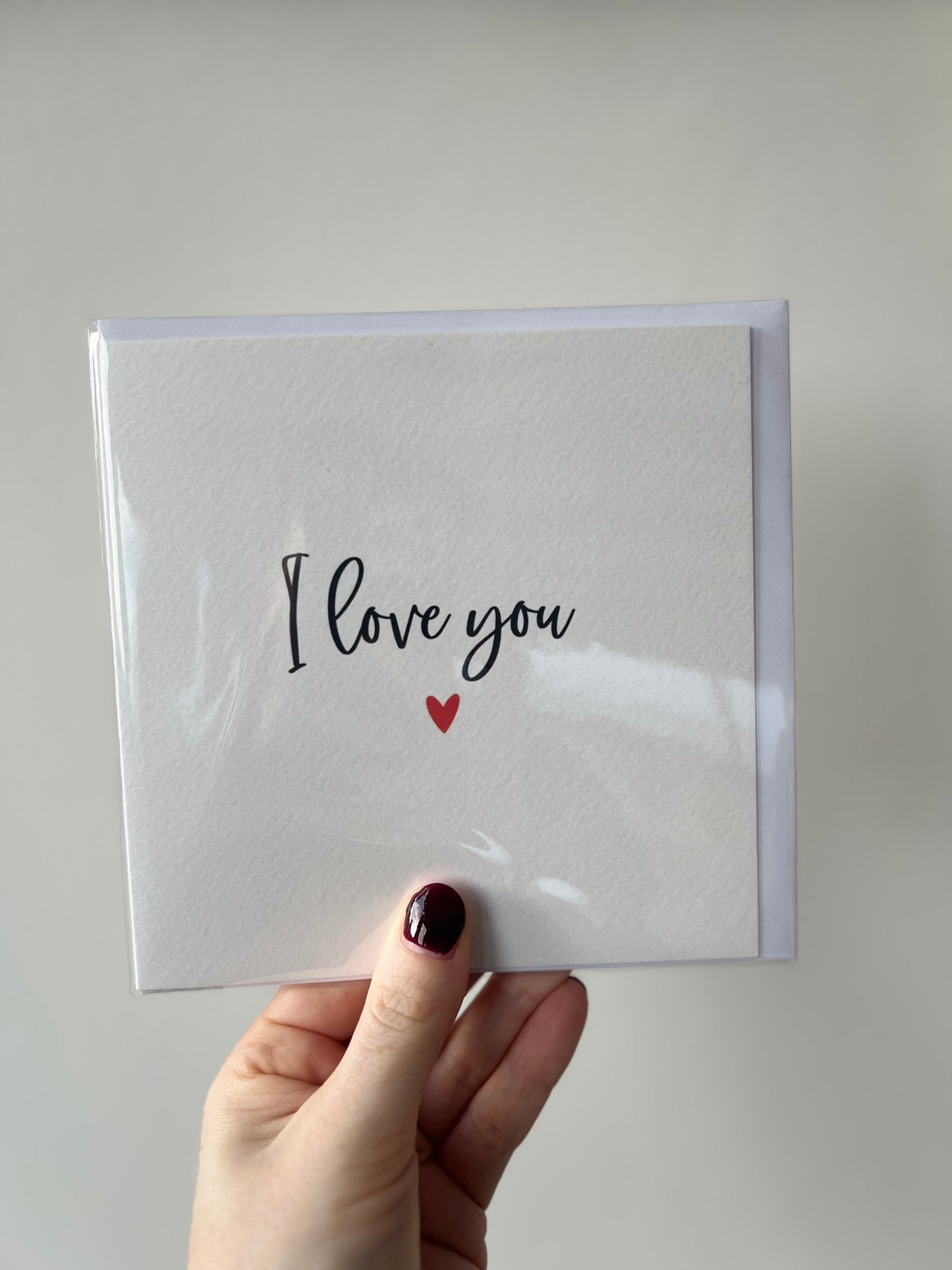 I Love You Card.