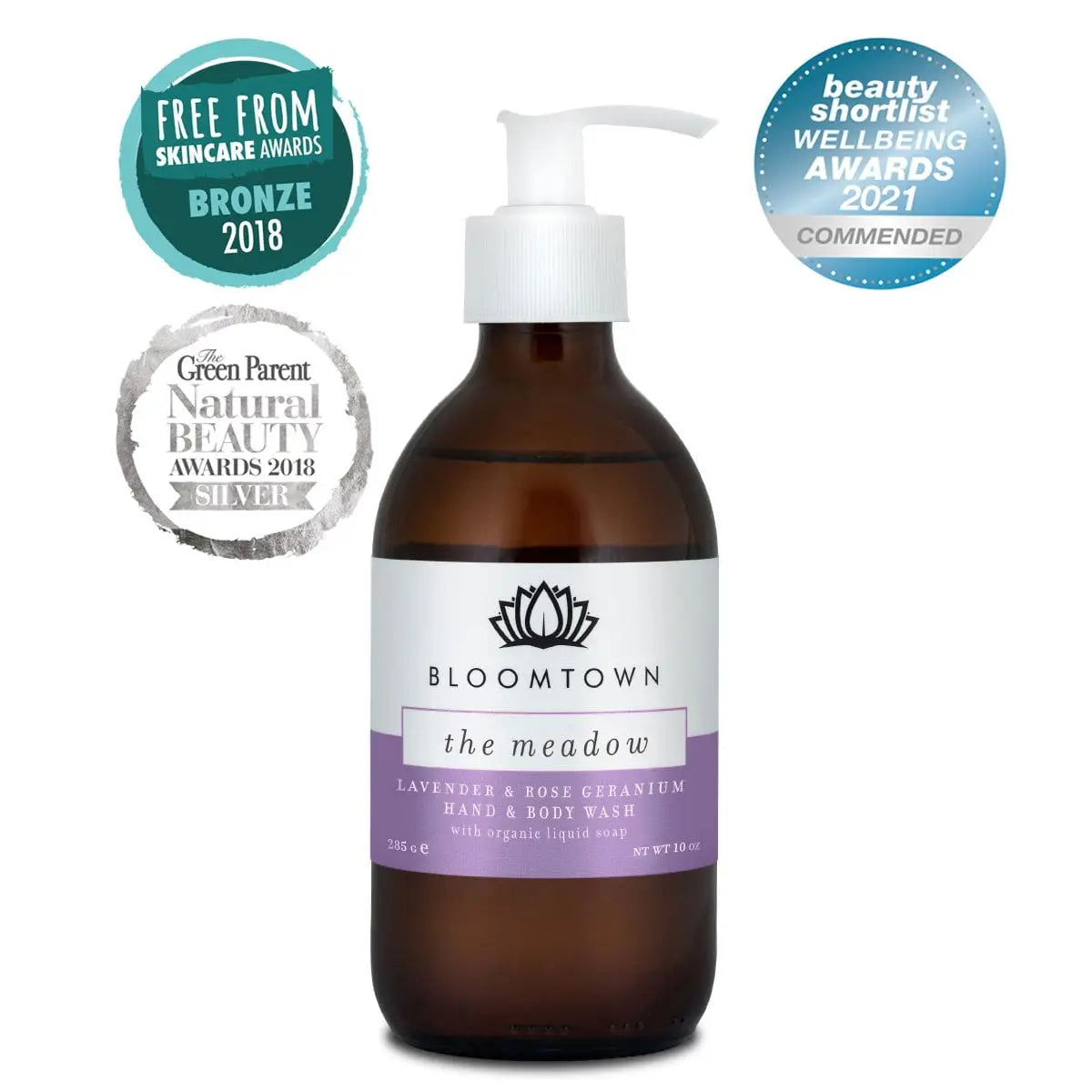 Organic Hand & Body Wash - the Meadow (Lavender & Rose Geranium)