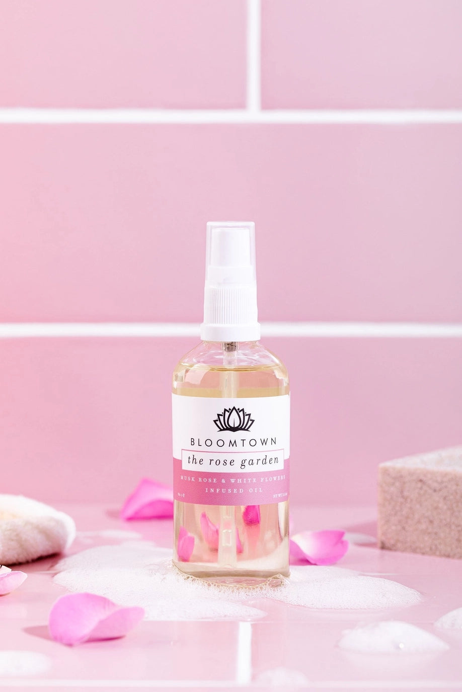 Body & Bath Oil - the Rose Garden (Musk Rose & White Florals)