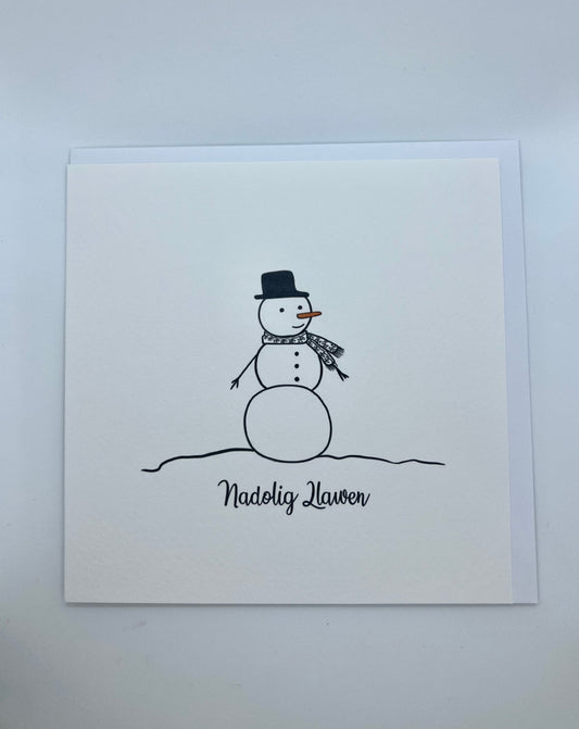 Nadolig Llawen- Snowman