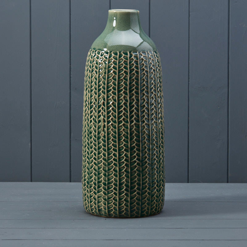 Green Ceramic Vase