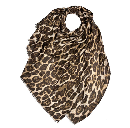 Leopard Print Scarf