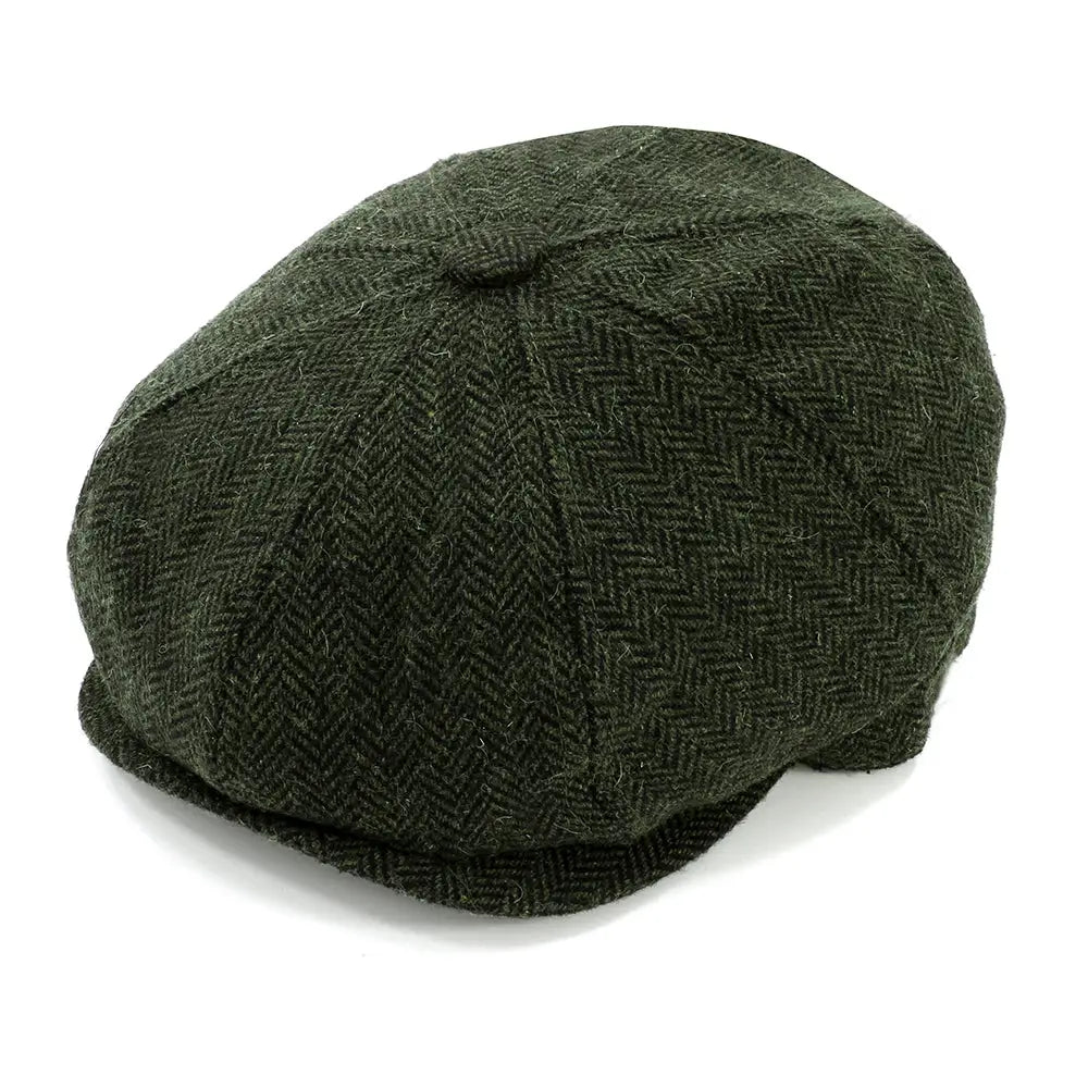 Eight Panel Herringbone Cap