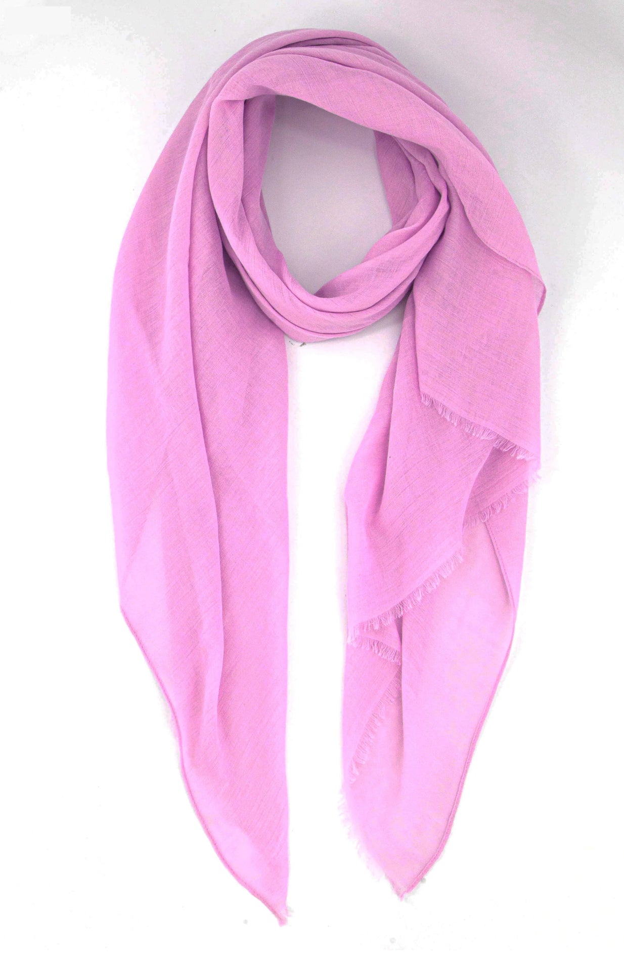 Plain Solid Colour Lightweight Scarf