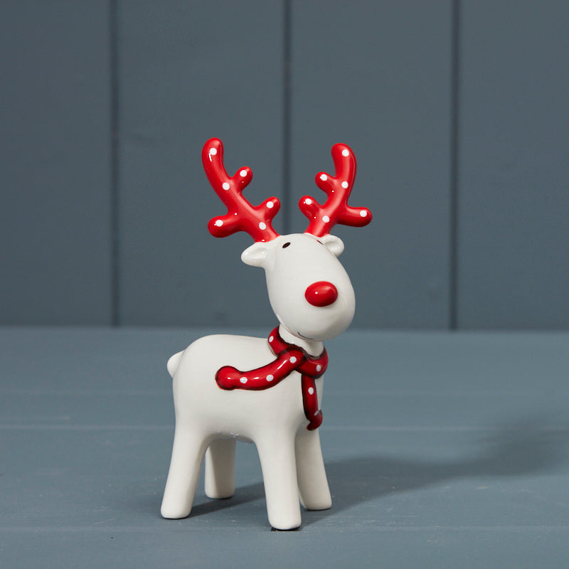 Ceramic Reindeer Ornament