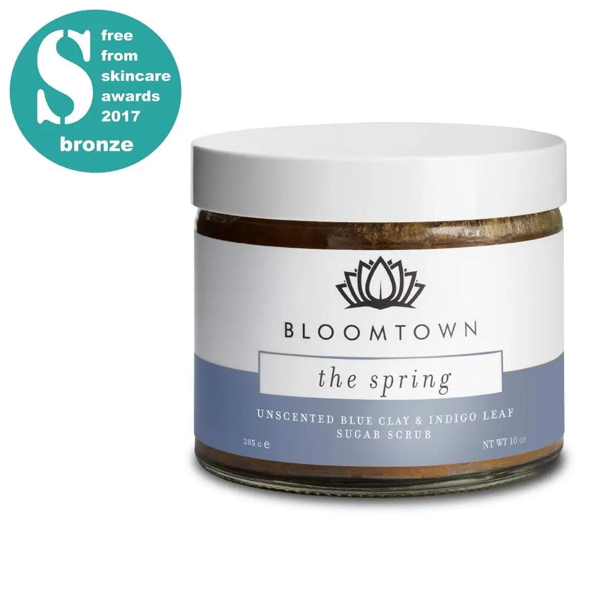 Sugar Scrub - the Spring (Unscented, Soothing Blue Clay & Indigo Leaf)