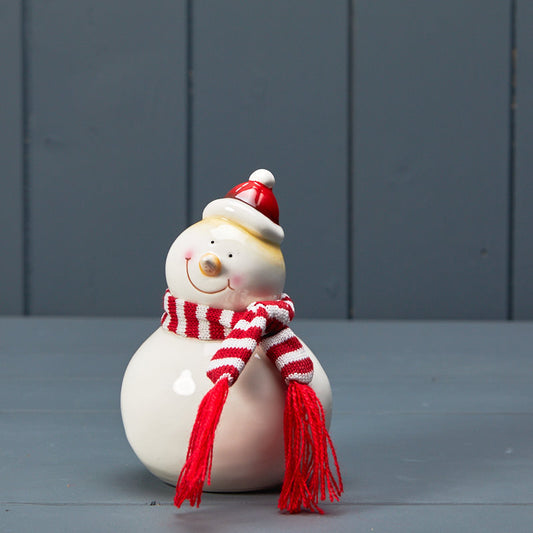 Ceramic Snowman Ornament